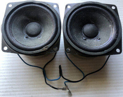 Joined Pair of SONY 8cm Shielded Woofer Speaker Driver Model 1-529