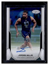 2017 Certified Potential Signatures 46 Jordan Willis Autograph AUTO BENGALS /99 