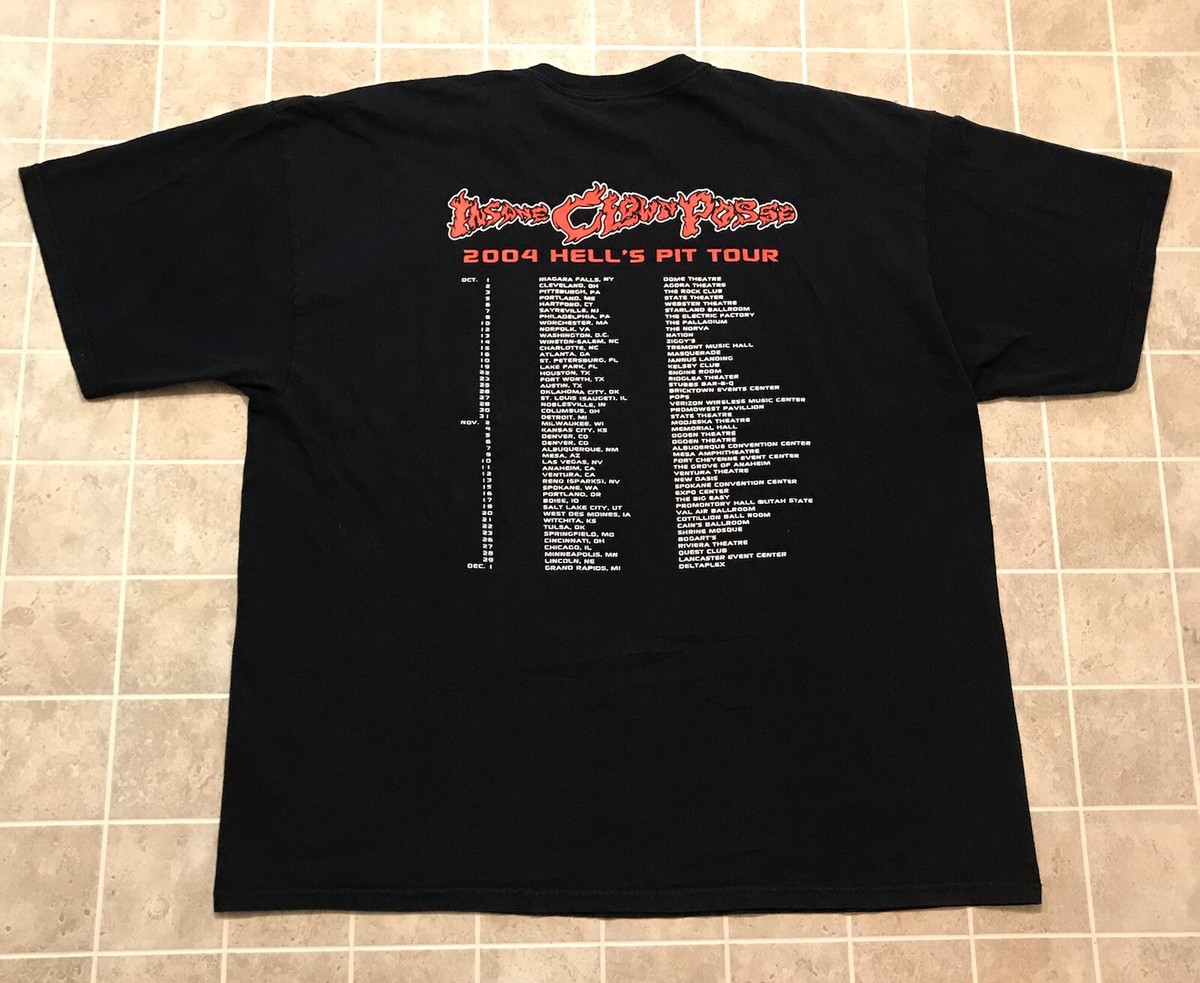 Vintage 2004 ICP Insane Clown Posse Hell's Pit Tour Double