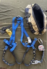 Body Safety Harness Rebel Self Retracting Lifeline Anchor SET Protecta FIRST #1