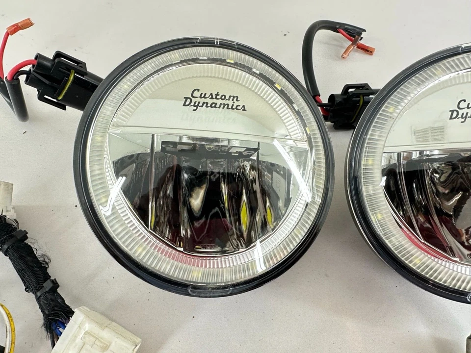 Harley Electra Glide 2004 dinámica personalizada bombilla de paso antiniebla señal de giro LED Foto 4 de 4