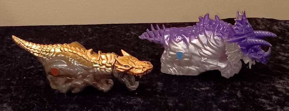 Dinobot Slug & Grimlock Pull-Back Cars Transformers Dino Sparkers 2013 - Image 2 of 4