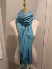 Cashmere  Class- Cashmere scarf/wrap/shawl- Teal