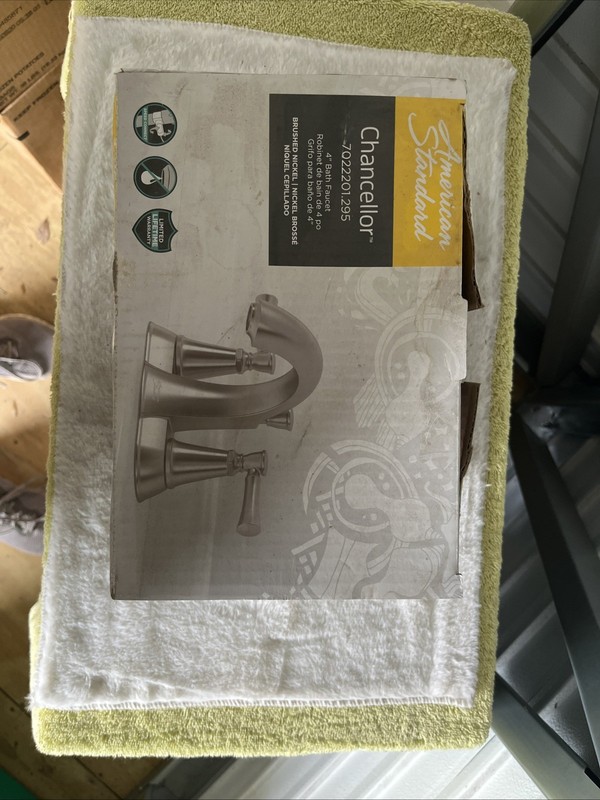 American Standard 7022201.295 Chancellor Centerset 4” Two-Handle Bath Faucet