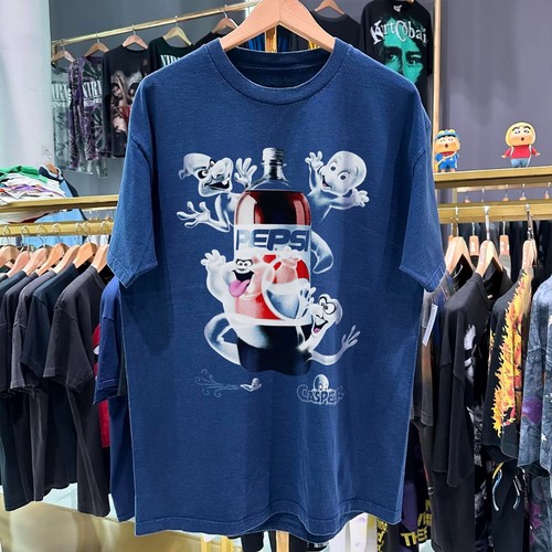 1995 Casper 2 Ltr Pepsi Rare T-Shirt Navy XL