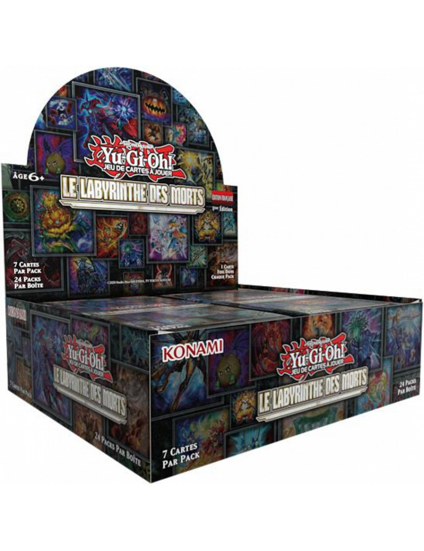 Boite de 24 Booster YuGiOh Le labyrinthe des morts FR édition scellée Konami