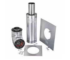 Rheem ProTech Stainless Steel 3 in. x 5 in. Horizontal Vent-Straight Termination