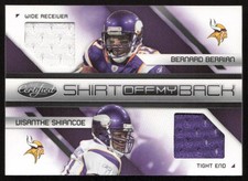 2010 Certified Shirt Off My Back Combos /100 Berrian/Shiancoe #1