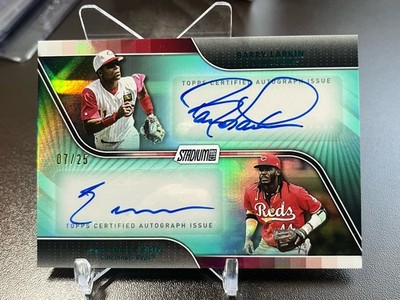 2025 Topps Stadium Club - Elly De La Cruz Barry Larkin Dual Auto