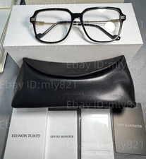 GentleMonster Sunglasses Jeff 01 Black Frame Clear Lenses