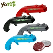 Beer Cap Gun Funny Launcher Shooter Bottle Opener Creative Drinking Game Family