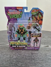 TMNT Mutations Mix 'N Match Michelangelo Figure | 2024 Playmates | Sealed NIB