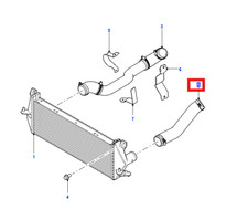 Manguera de sistema de refrigeración original Land Rover Defender LR057323/LR066344