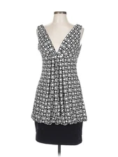 AB Studio Women Black Cocktail Dress L