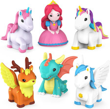 Fantasy Watertight Bath Toys, 6 Pack Sealed, No Hole Bath Toys Design Keeps