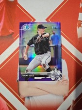2017 Bowman Chrome Baseball Purple Refractor 1st Rookie Tommy Doyle /250