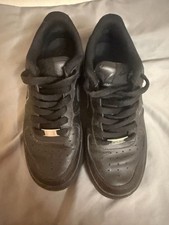 Size 5.5 GS - Nike Air Force 1 Low Triple Black - 314192-009