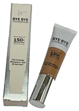 IT BYE BYE FOUNDATION SPF 50+ FULL COVERAGE MOIST 1 oz Rich Honey 3D SKIN FLEX