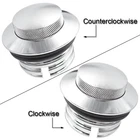 Left + Right Motorcycle Flush Mount Pop Up Fuel Tank Gas Cap Fit For Harley Dyna