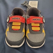 Disney Junior Mickey Mouse Grey Size 3 Shoes
