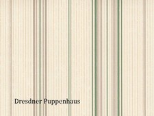 Tapete gestreift grün und beige, Puppenhaus ...