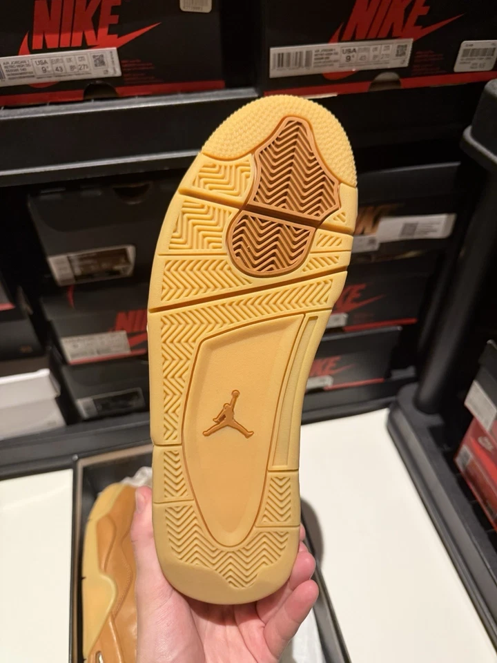 Talla 11 - Air Jordan 4 Retro Trigo Jengibre Premium Nuevo Foto 3 de 4