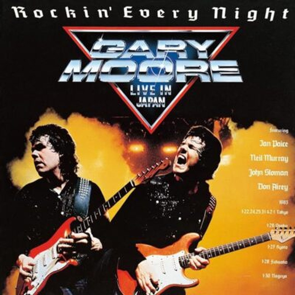 GARY MOORE-Rocki' Every Night [Live In Japan]-JAPAN CD Paper Sleeve Bonus Track