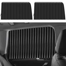 Car Window Shades - 2 Pack Side Window Magnetic Car Curtains 100% Block Light...