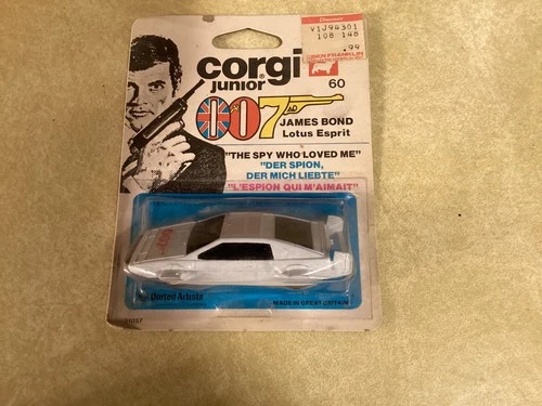 Vintage 1976 Corgi Junior 007 James Bond 60 Lotus Esprit