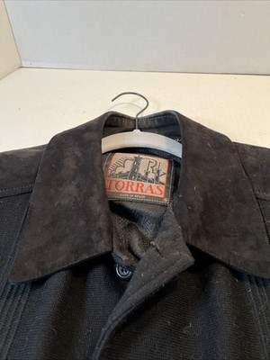 Men s Torras Jacket Large (44) Black Fully Lined Long Sleeve