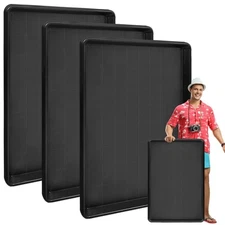 3Pcs Extra Large Auto Oil Drip Pan- 35.4 x 24 x1.6 Inches Oil Drip Tray for U...