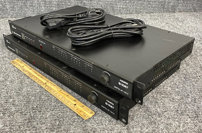 Lot of 2 Crestron DMPS3-4K-150-C Digital Media Presentation Systems w/ Cords