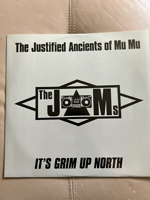 KLF The Justified Ancients Of Mu Mu It's Grim Up North Vinyl Record 12 Inch