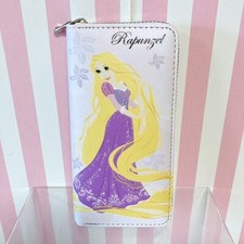 Disney Tangled Rapunzel Wallet Princess Long Wallet round zipper Japan Kawaii JP