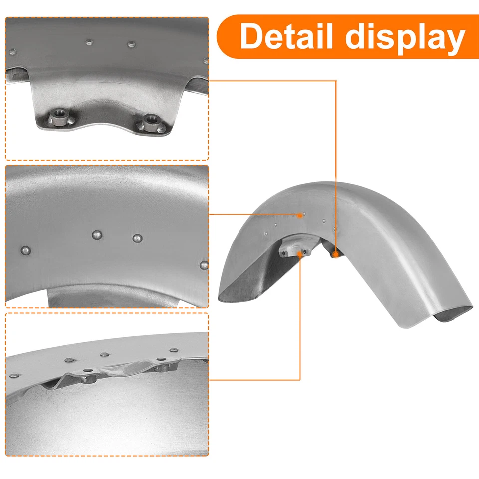 Guardabarros delantero de 16" para Harley Touring Bagger Electra Street Glide FLH FLT 89-13 Foto 3 de 4