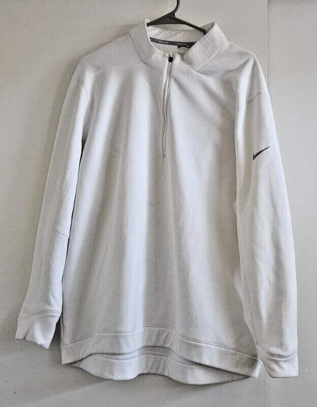 Nike Dri-FIT Element Womens ½ Zip Running Golf Pullover White XL