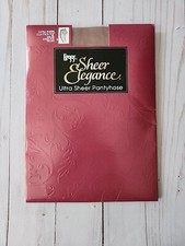 Leggs Sheer Elegance Ultra Sheer Pantyhose Control Top Size B Pecan