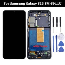 For Samsung Galaxy S23 SM-S911U LCD Display Digitizer Screen Replacement w/Frame