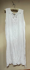 Jane Ashley Crochet Midi Dress White Rayon Sundress Floral Lace Plus Size 1X