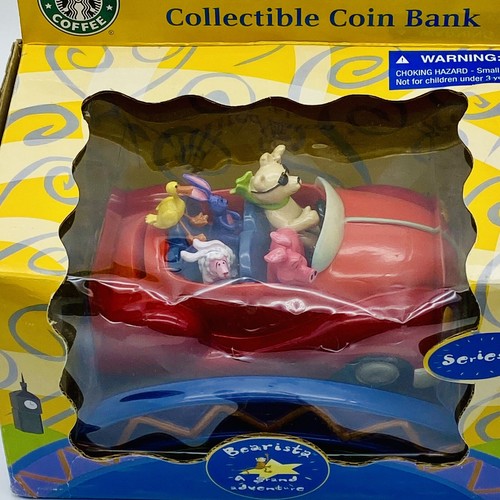 Starbucks Coffee 2003 Limited Edition Bearista Collectible Coin Bank Series 1 - Picture 6 of 13