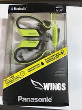 AURICULARES ESTÉREO INALÁMBRICOS DIGITALES PANASONIC WINGS BLUETOOTH AMARILLO RP-BTS30