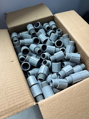 1/2'' PVC Male Adapter for Sch 40 Rigid NM Conduit UL Listed 100 pc