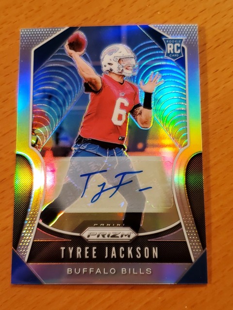 2019 Prizm Rookie Auto #321 Tyree Jackson Buffalo Bills QB &hellip;
