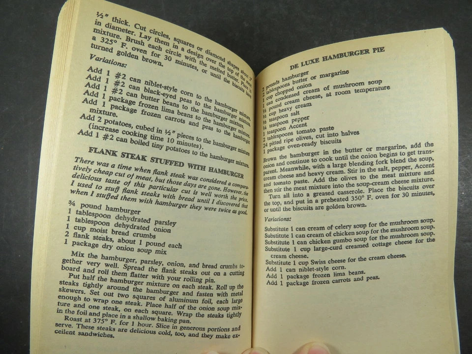 The hamburger Cookbook Ethel Mayer 1981 Paperback B151 - Imagem 4 de 4