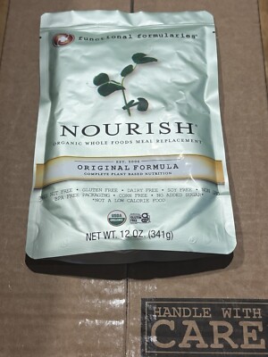 Functional Formularies Nourish Organic Original 12oz Unopened Box 24 Pouches