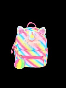 unicorn furry backpack