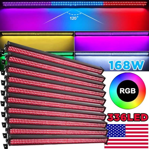 336 LED RGB Stage Wall Wash Bar Light DMX DJ Party Disco Lights LED Beam Light