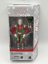 Star Wars  The Black Series PROTOCOL DROID  Holiday Edition  Figure E4