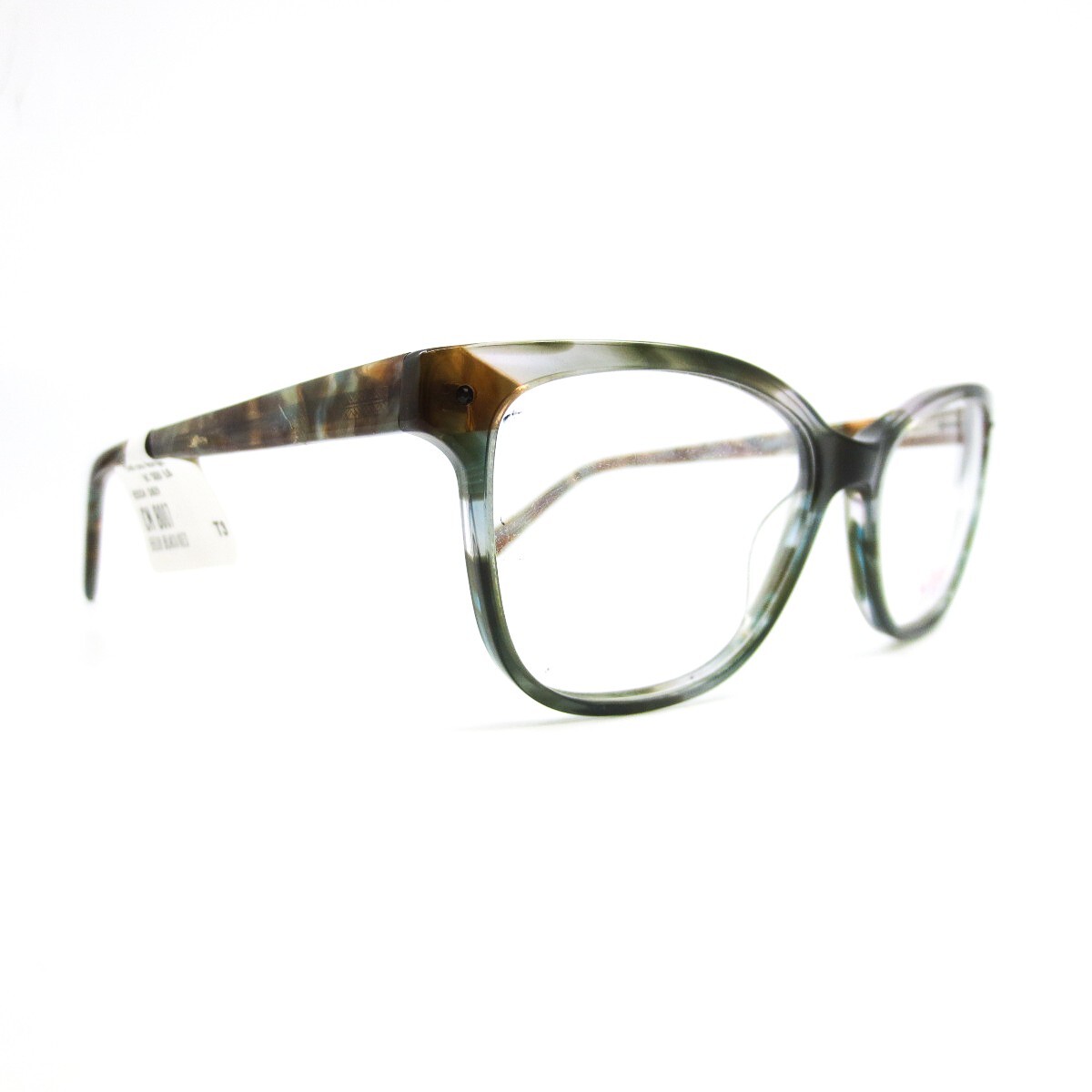 Chelsea Morgan CM 8007 BL/BR Blue Brown Eyeglasses Frames 55