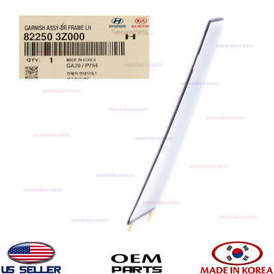 Genuine Front Door Molding Outside Vertical LEFT ⭐OEM⭐ Hyundai